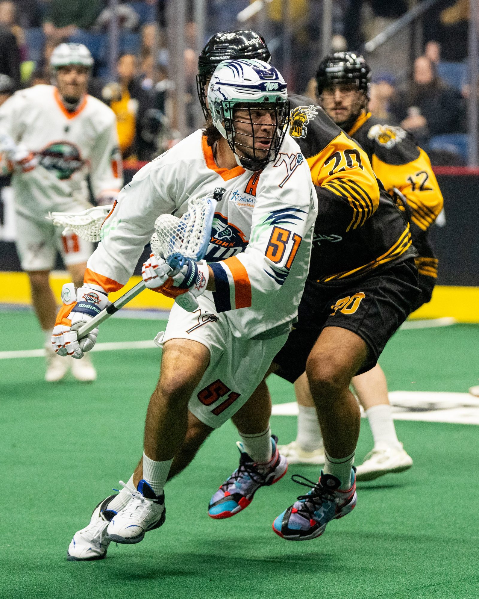 The New York Riptide in an NLL game Photo: New York Riptide