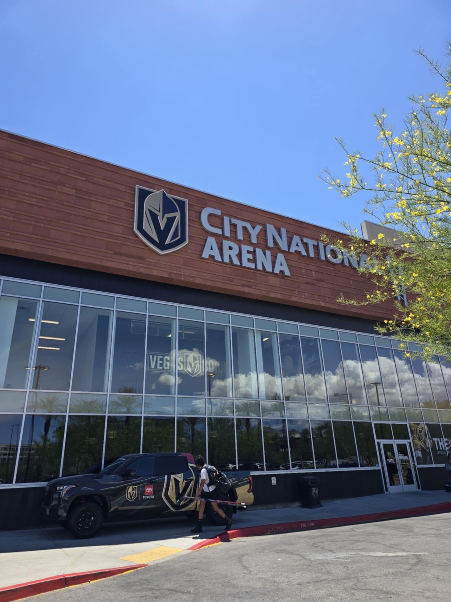 The event was held at the City National Arena, the practice facility of the Vegas Golden Knights of the National Hockey League (NHL).