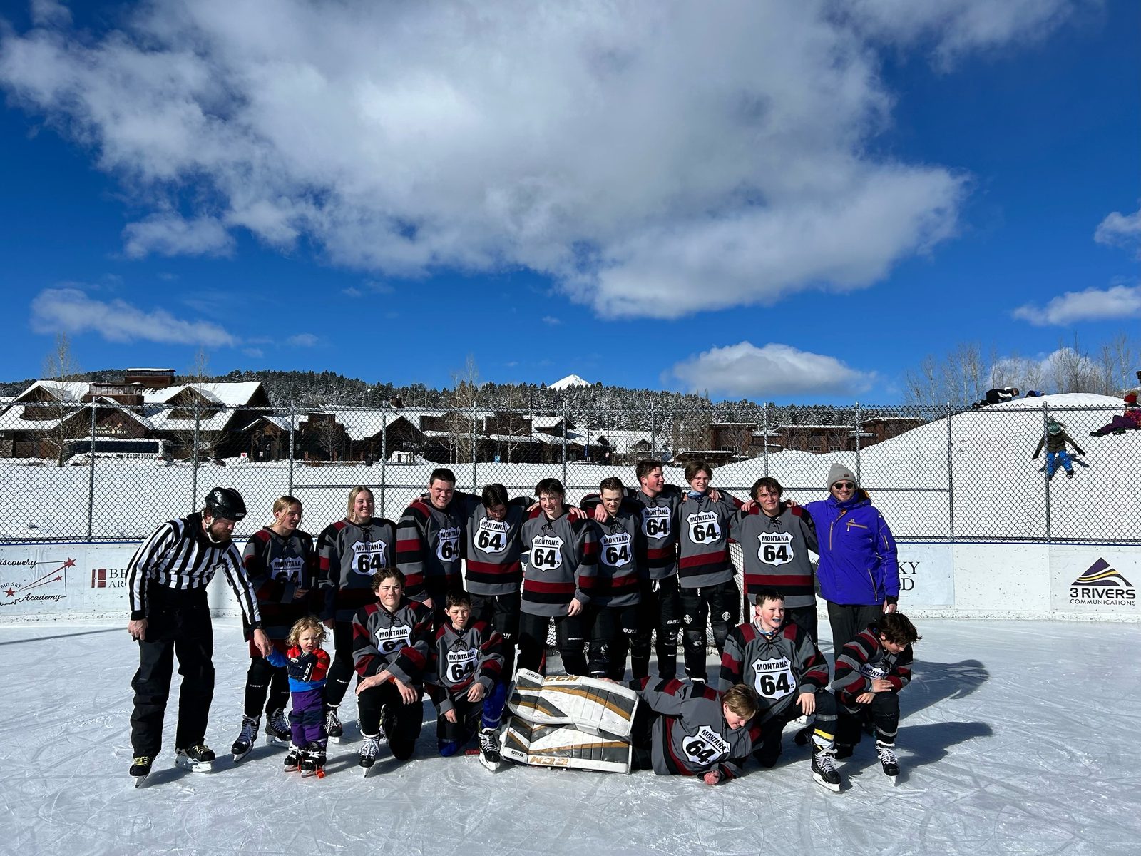  Montana 64s players at the Hockey Event in Big Sky  (Submitted Photo) 