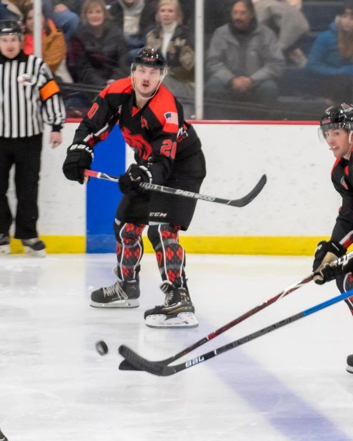 Arver with the NA3HL's Butte Cobras in a Frontier Division game (Contributed Photo)