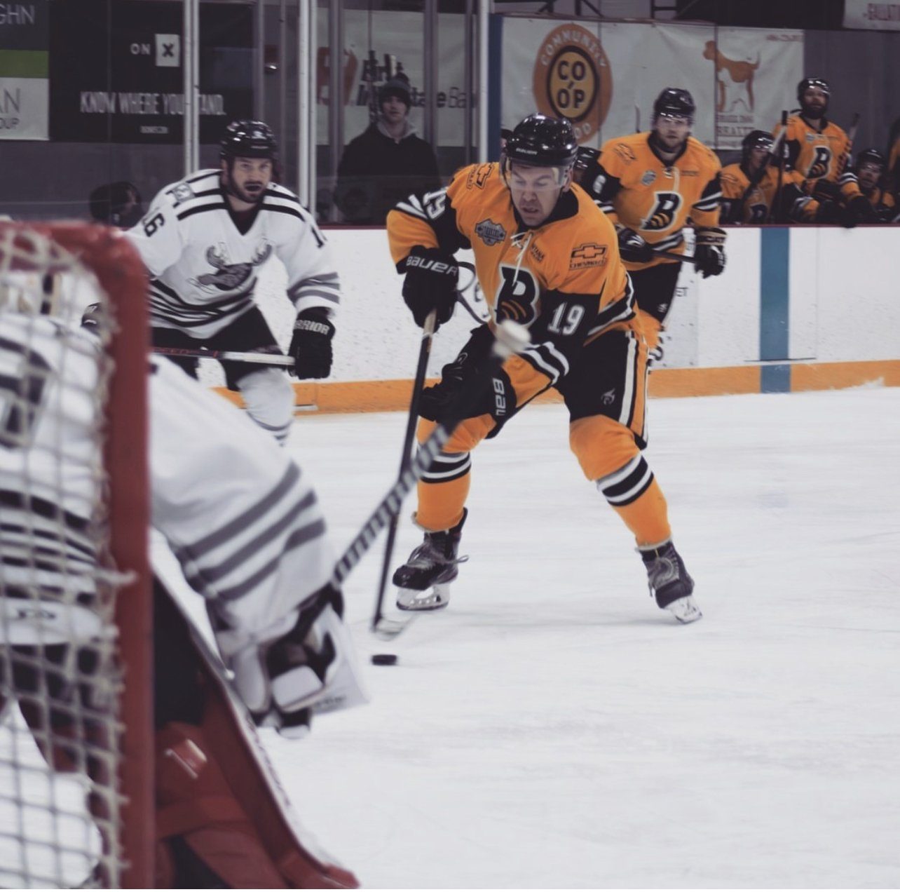  The Bozeman Stingers in a game against the Jackson Hole Moose in Bozeman, Montana   (Photo: Bozeman Stingers) 