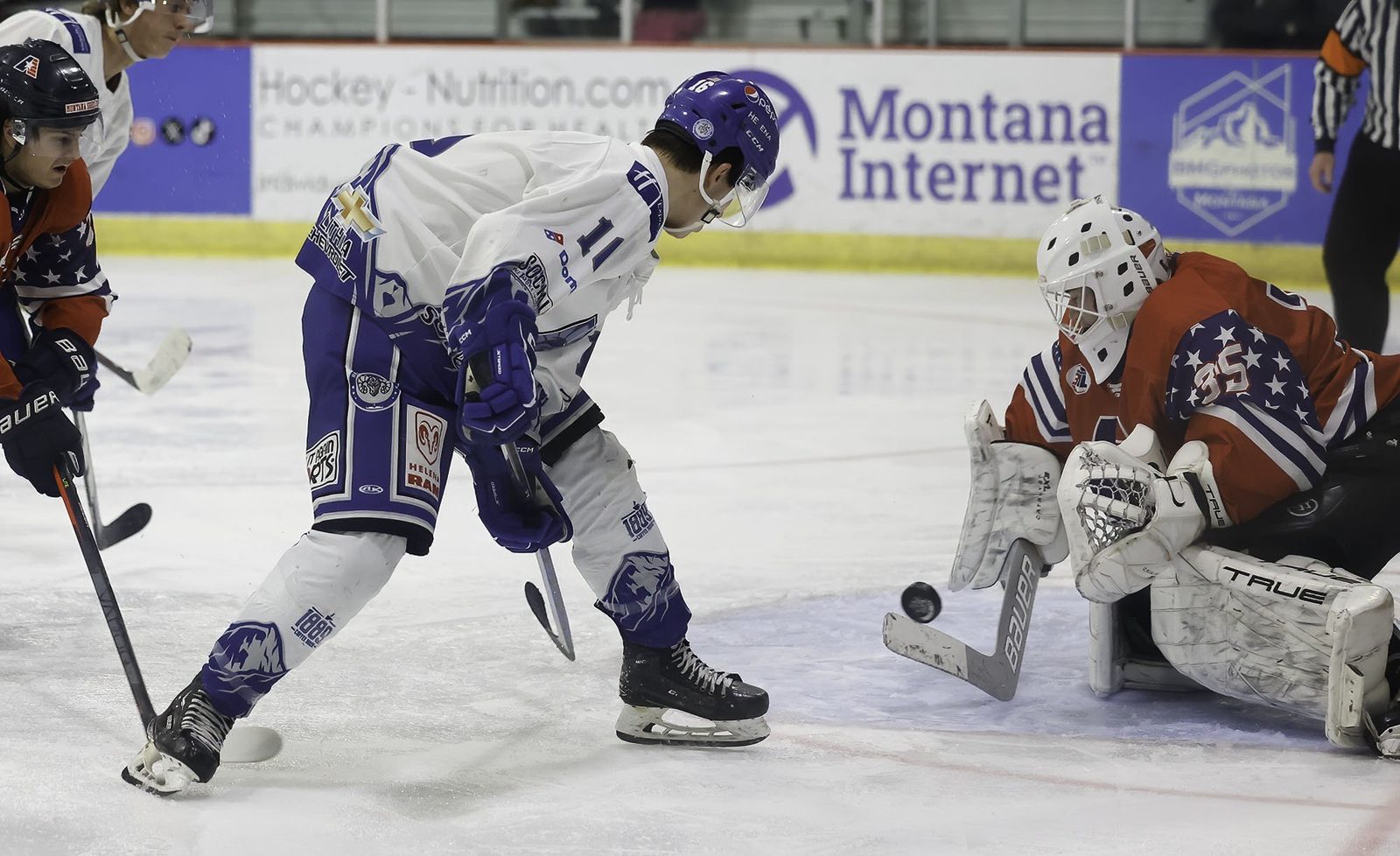 The Helena Bighorns look to score against Great Falls in Round 1 (Photo:Kiera Marshall)